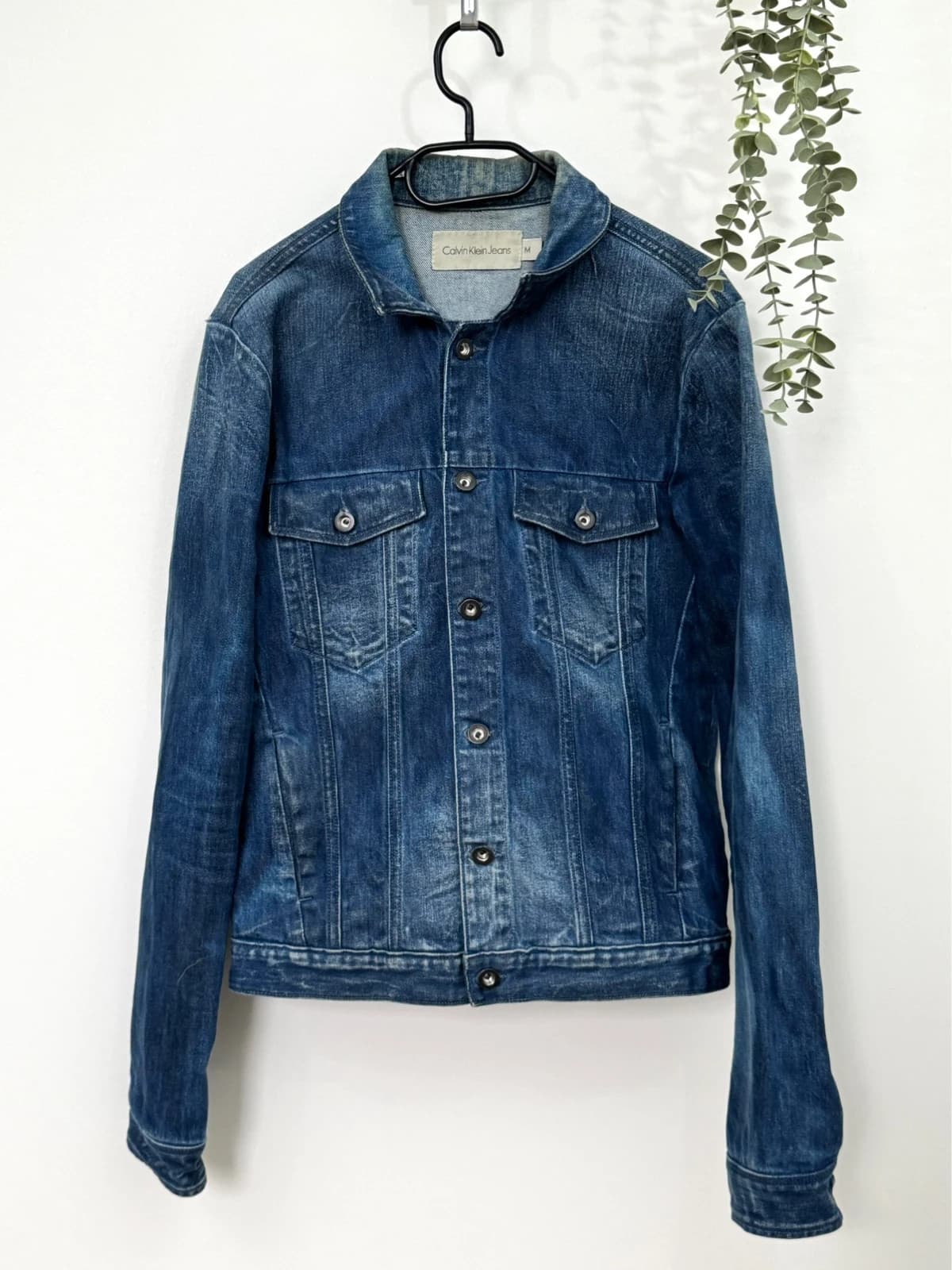 Veste en jean Calvin Klein bleu denim taille M - Photo 2/10
