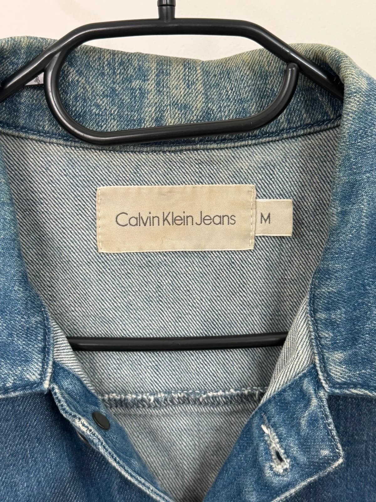 Veste en jean Calvin Klein bleu denim taille M - Photo 3/10