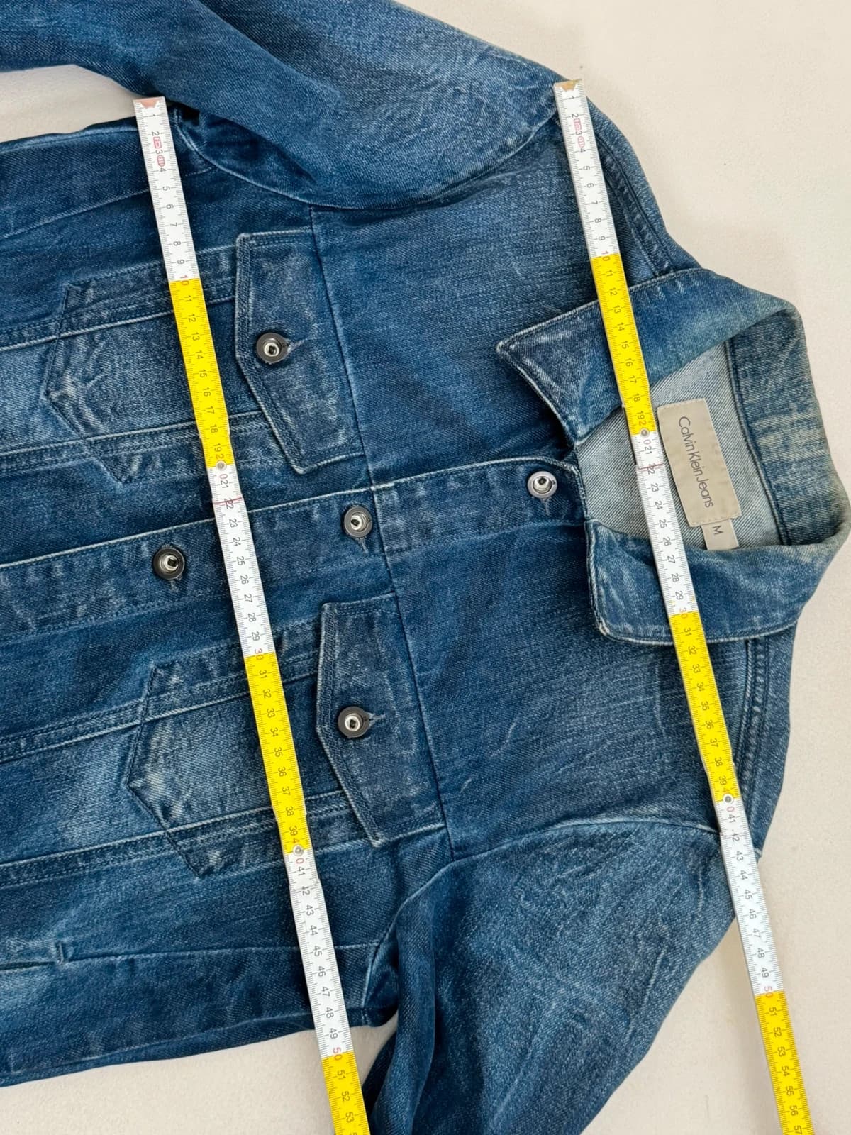 Veste en jean Calvin Klein bleu denim taille M - Photo 9/10