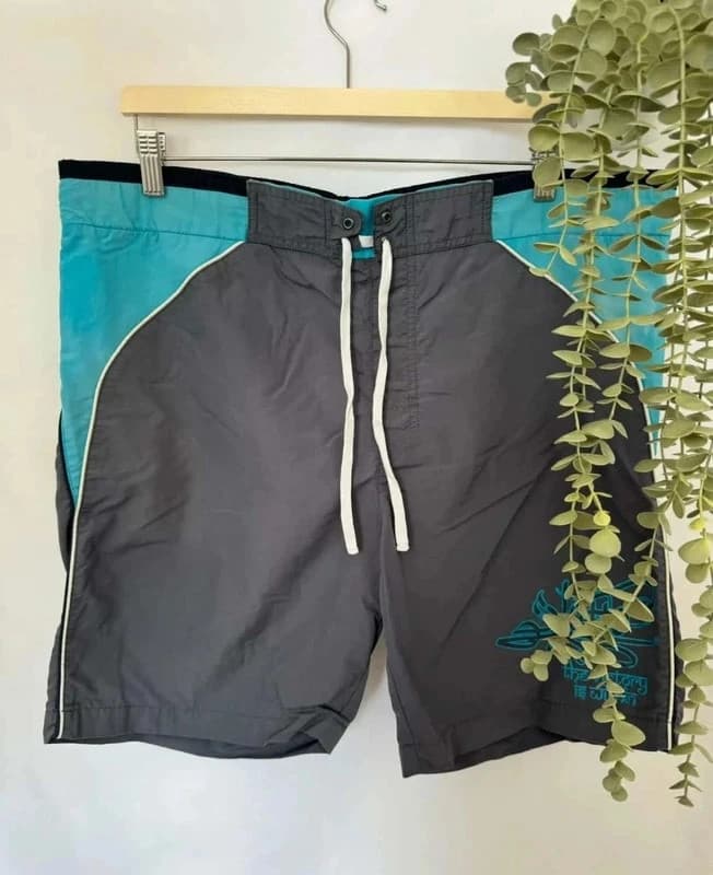 Short de bain gris et bleu Lotto taille XL - Photo 2/6
