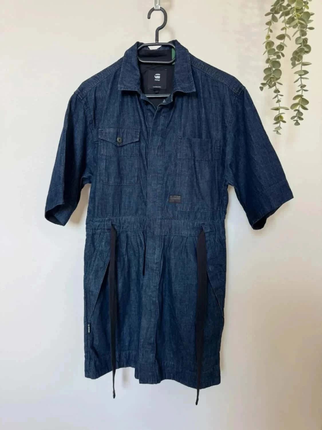 Robe chemise en jean G-Star denim brut taille S - Photo 2/7