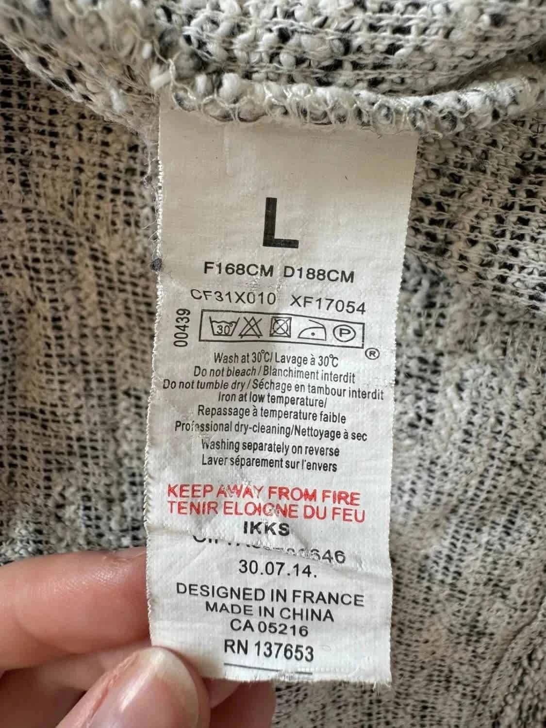 Veste grise IKKS taille L - Photo 7/9
