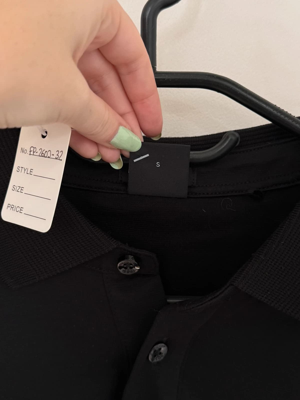 Polo manches longues Boss noir Mercerised Pado taille S - FP260332 - Photo 8/11
