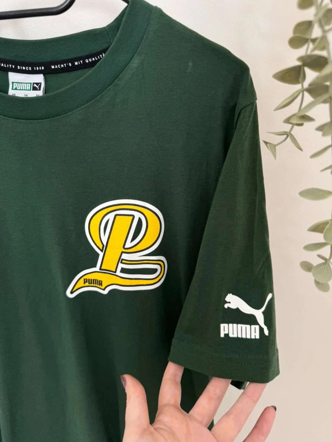T-shirt Puma vert logo poitrine taille M - FP2512163 - Photo 4/5