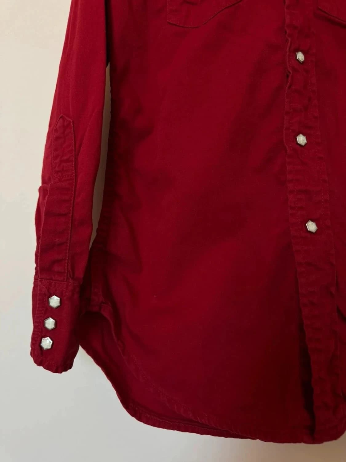 Chemise rouge Levi’s Western boutons pressions taille XS - Photo 6/8