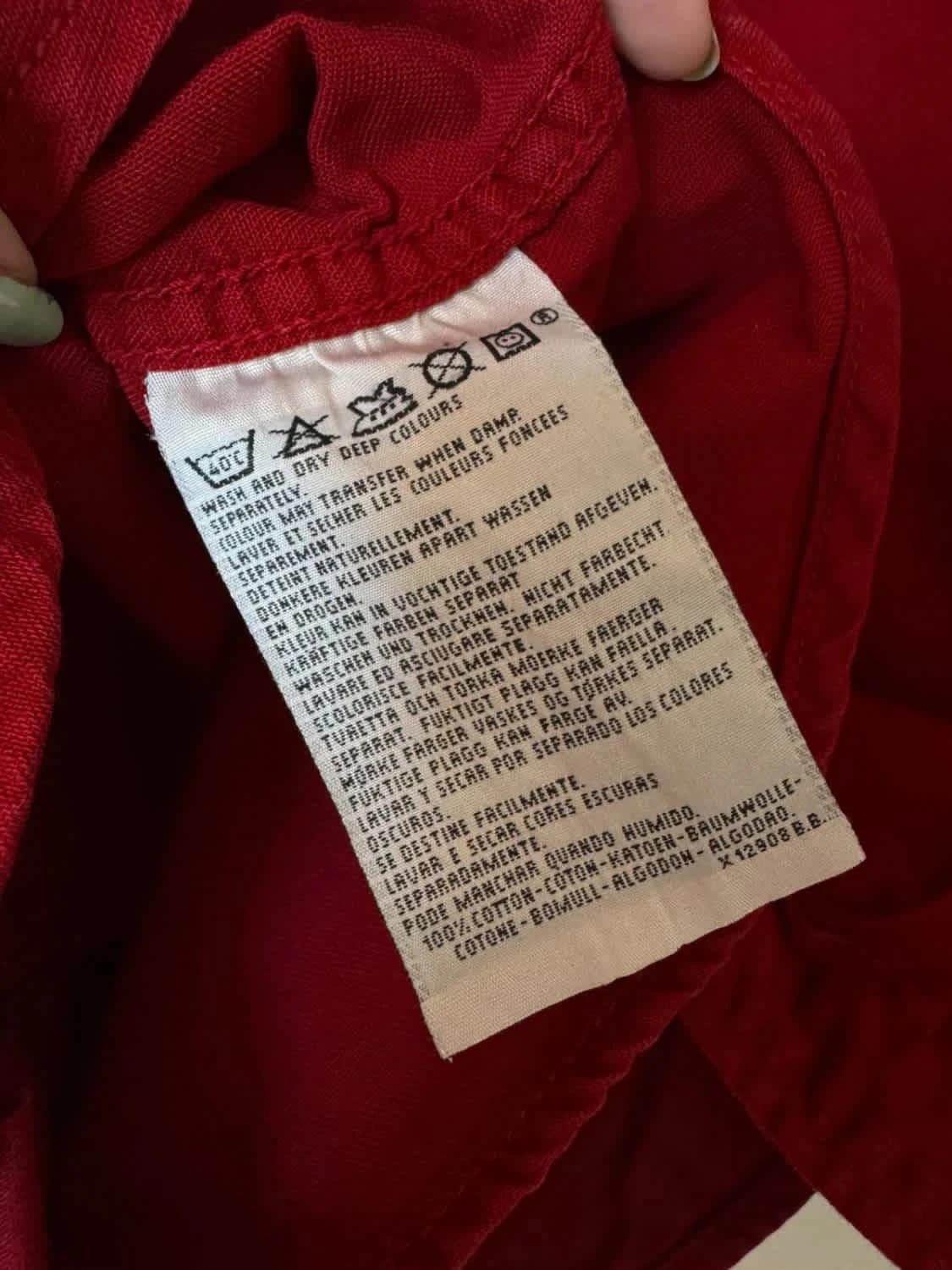 Chemise rouge Levi’s Western boutons pressions taille XS - Photo 7/8