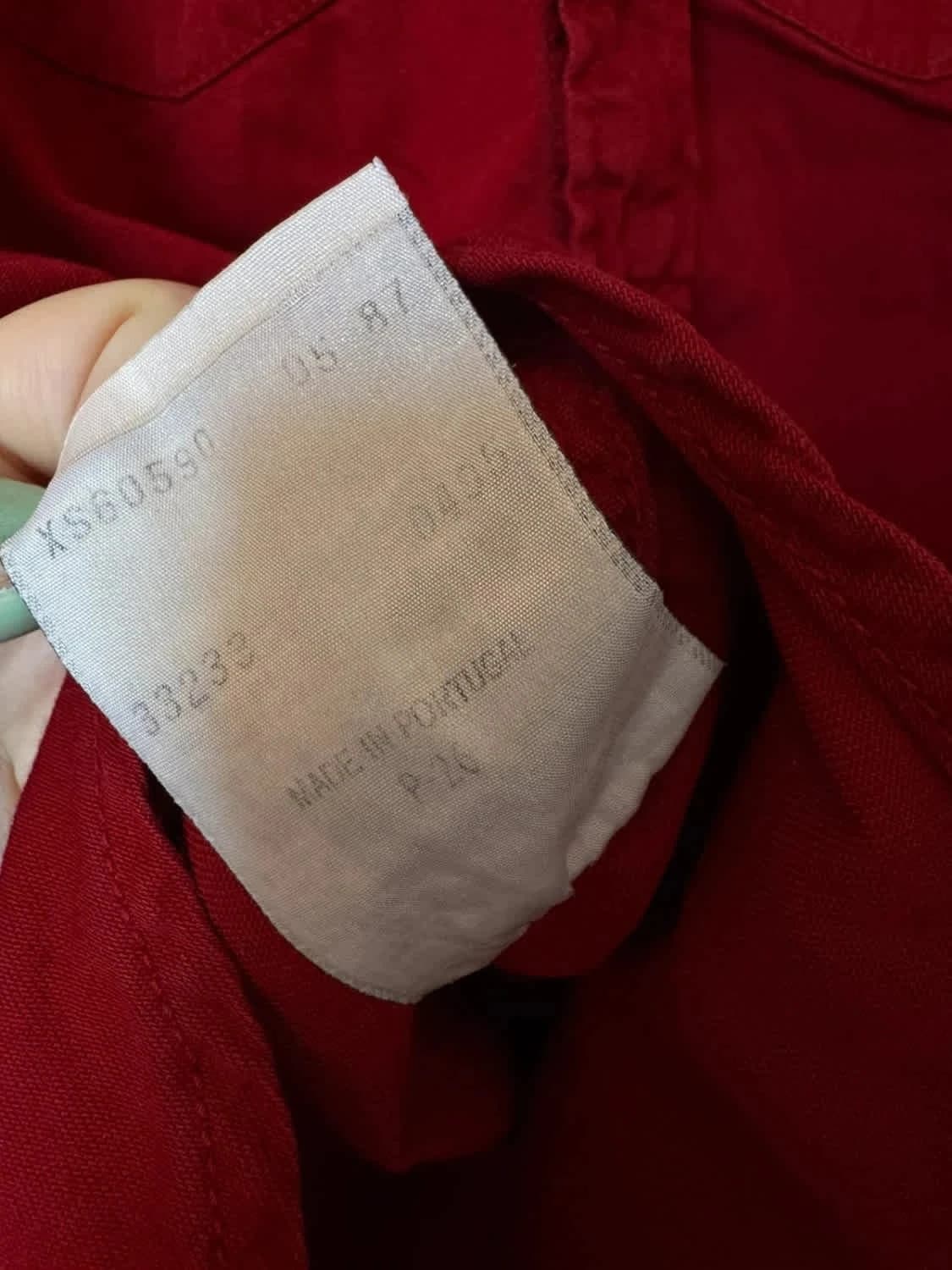 Chemise rouge Levi’s Western boutons pressions taille XS - Photo 8/8