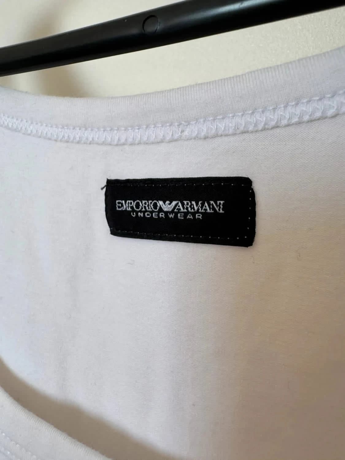 Débardeur blanc logo Emporio Armani taille S - Photo 4/5
