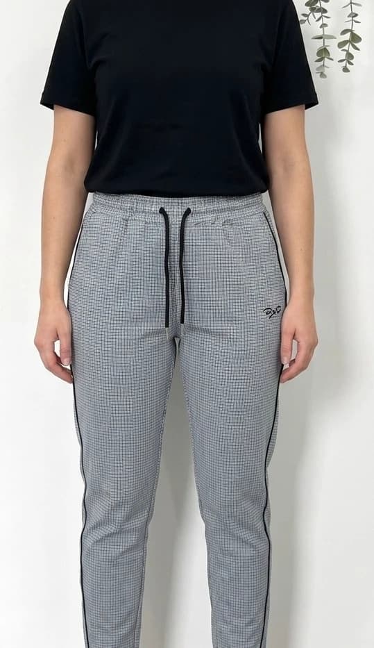 Pantalon jogging Project X Paris gris pied de poule taille M - Photo 1/7