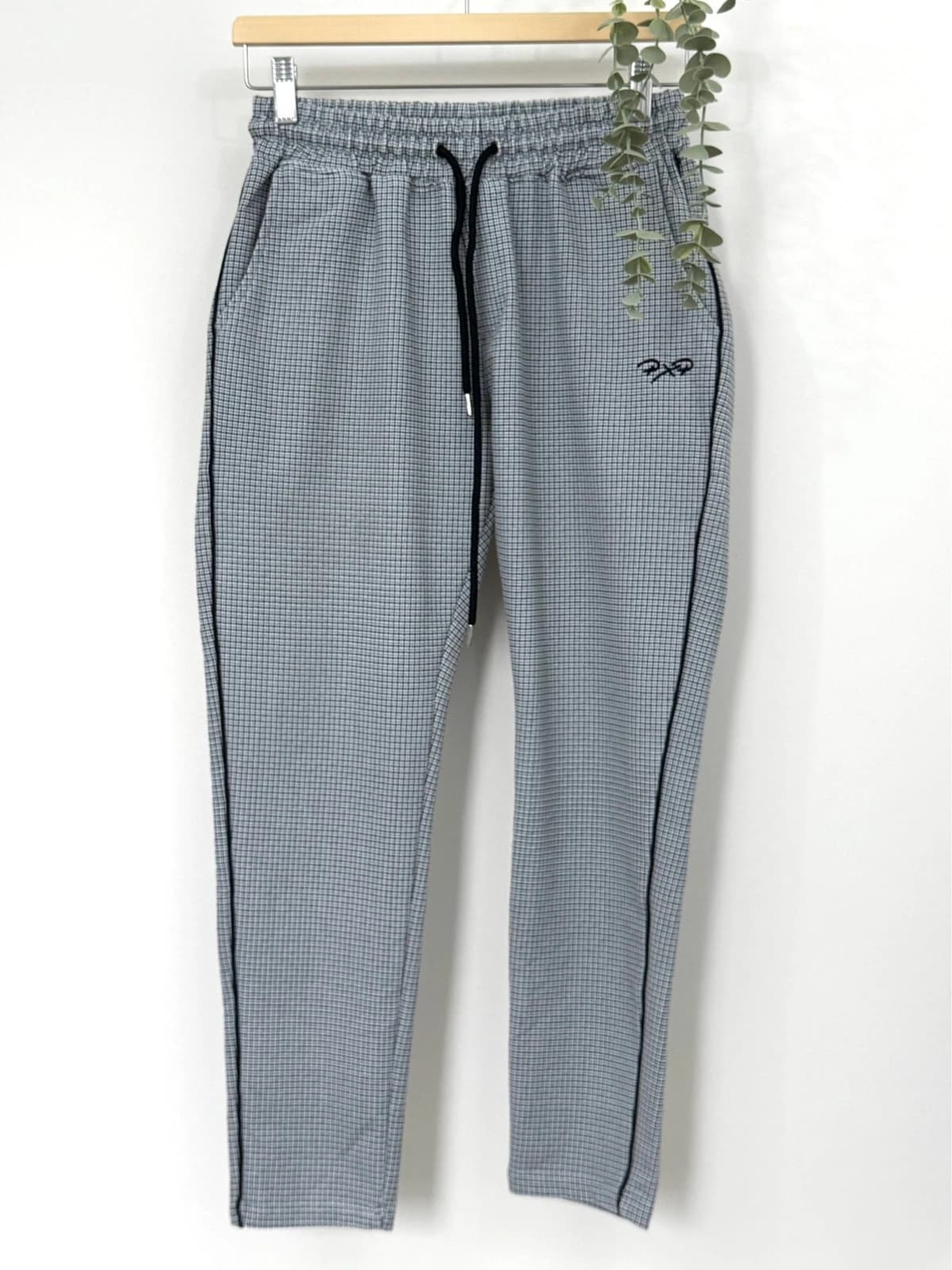 Pantalon jogging Project X Paris gris pied de poule taille M - Photo 2/7