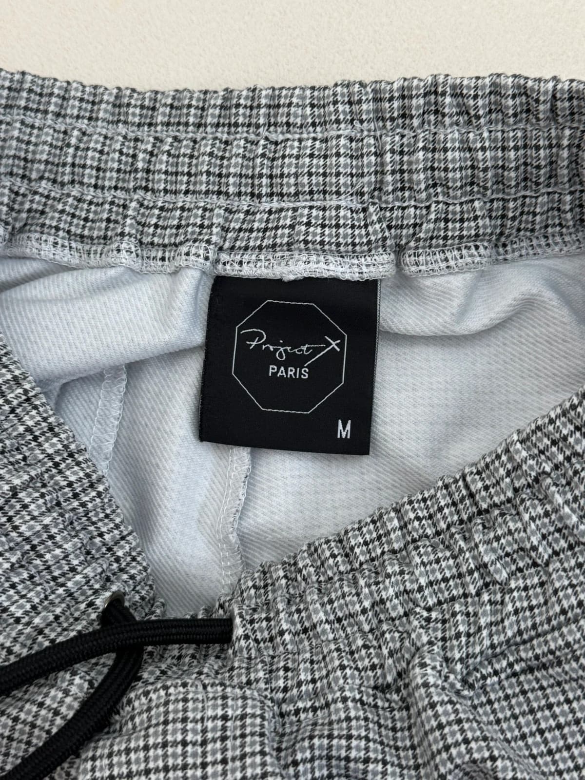Pantalon jogging Project X Paris gris pied de poule taille M - Photo 6/7