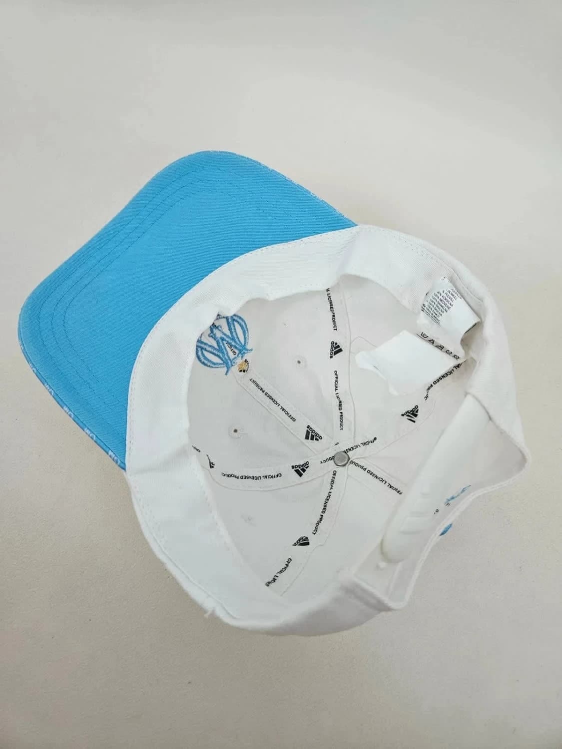 Casquette OM officielle Adidas blanche et bleue réglable - Photo 6/10
