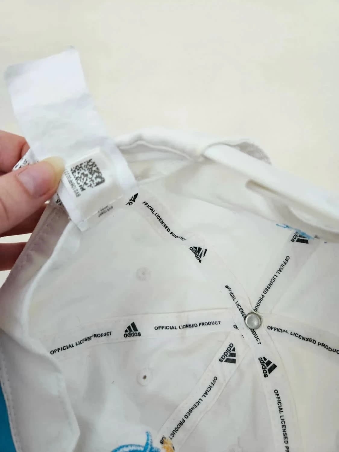 Casquette OM officielle Adidas blanche et bleue réglable - Photo 10/10