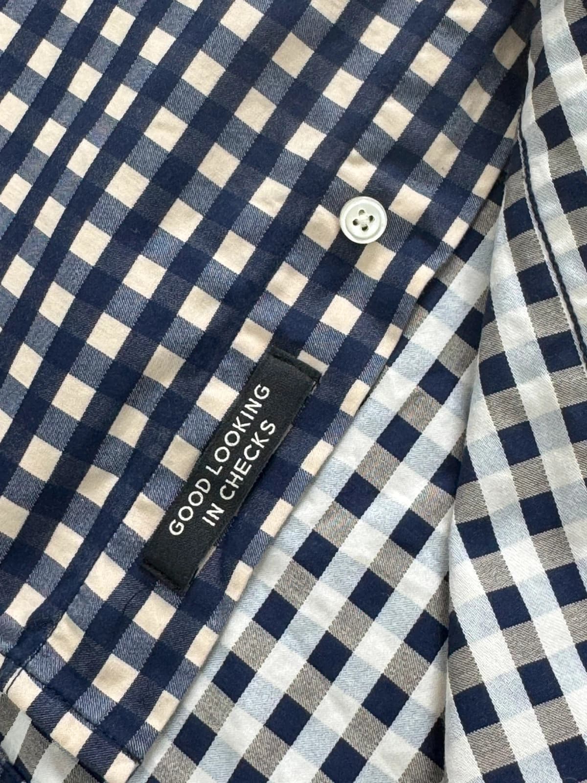 Chemise Scotch Soda carreaux bleu blanc taille M - DN260443 - Photo 9/10