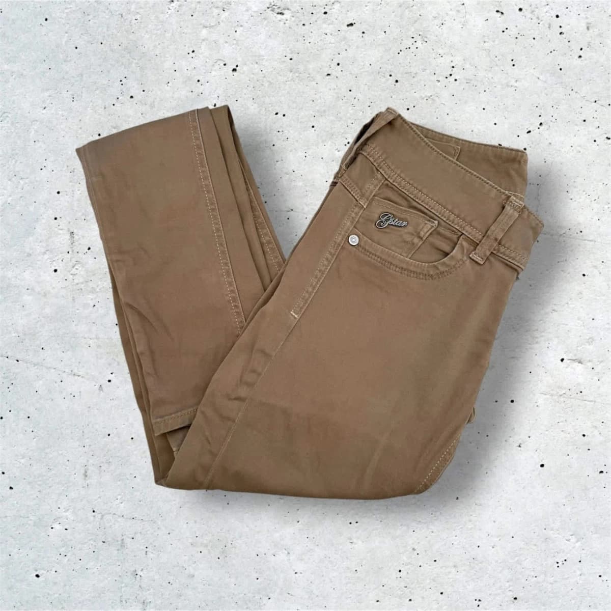 Pantalon Skinny marron G-Star taille 34 - Photo 2/8