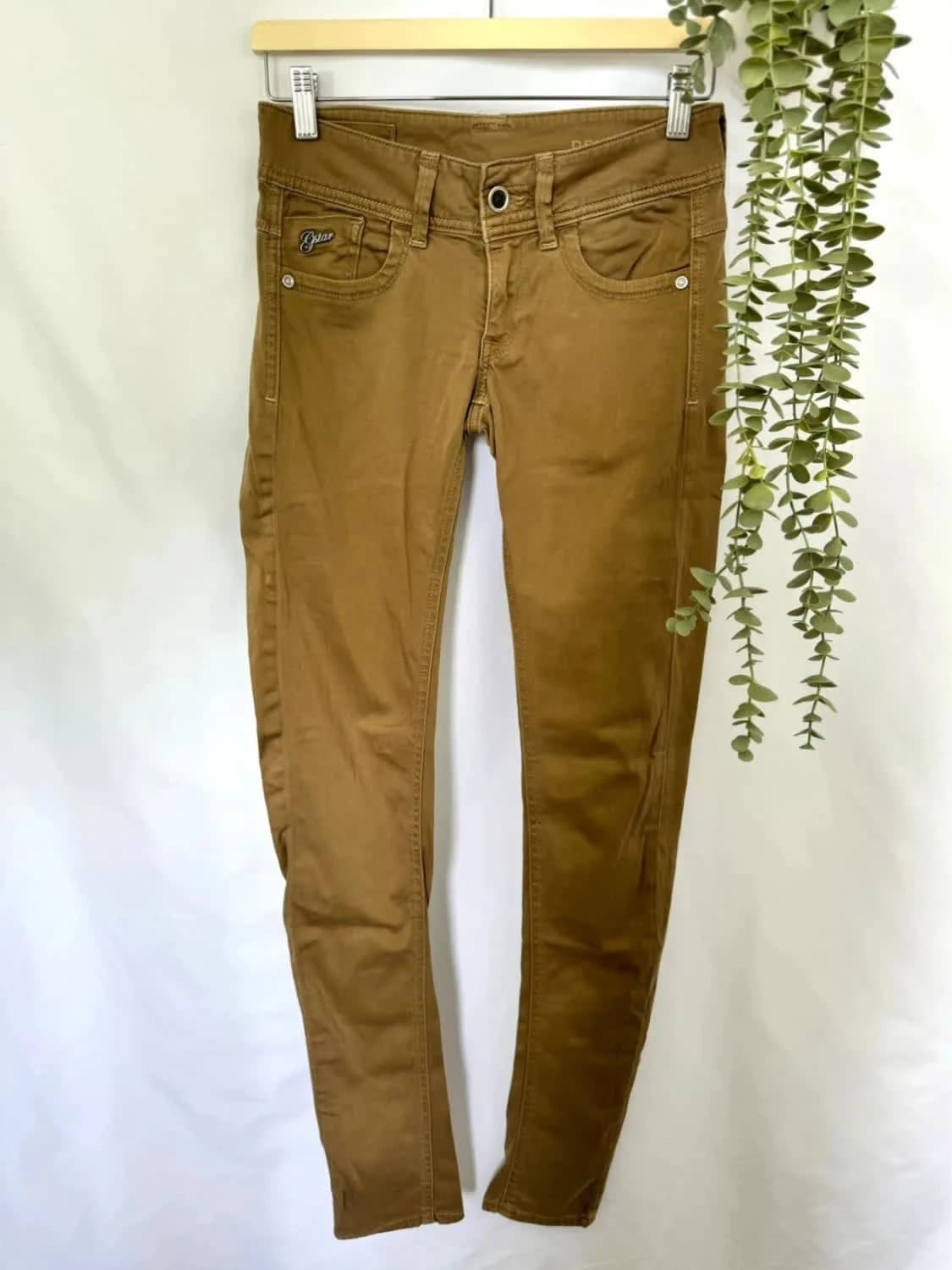 Pantalon Skinny marron G-Star taille 34 - Photo 3/8