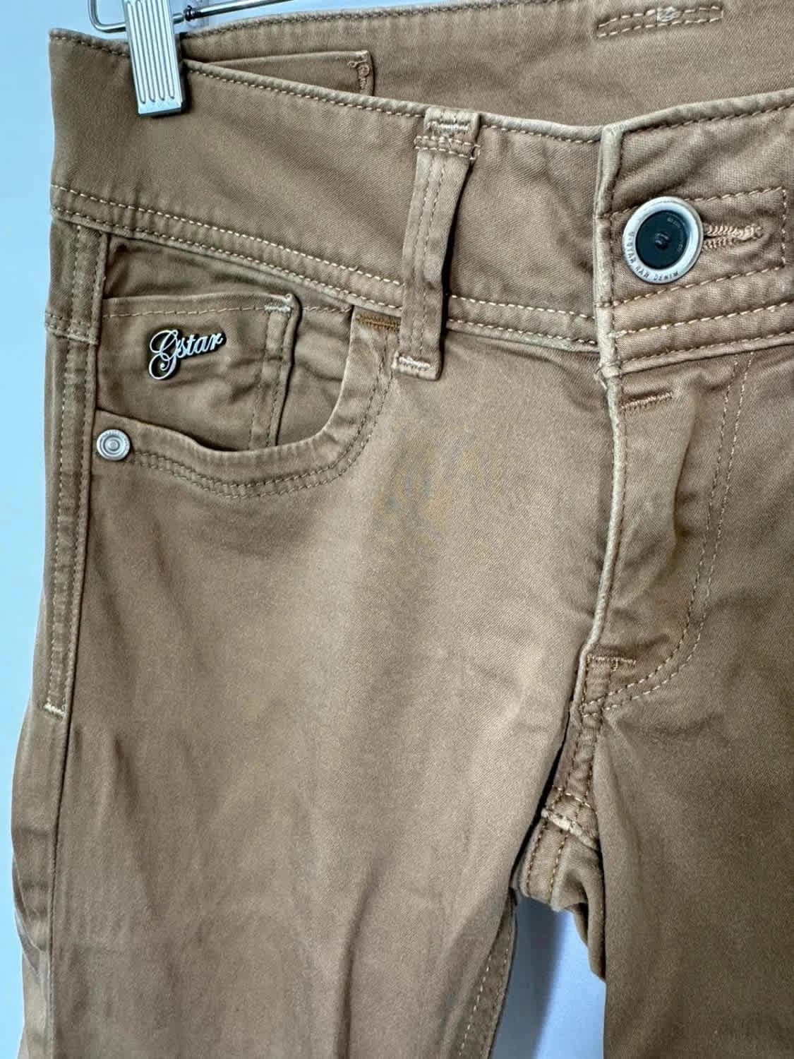 Pantalon Skinny marron G-Star taille 34 - Photo 4/8