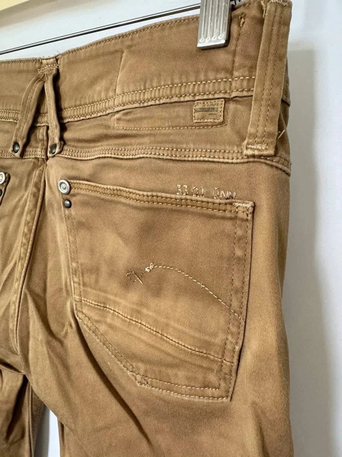 Pantalon Skinny marron G-Star taille 34 - Photo 5/8