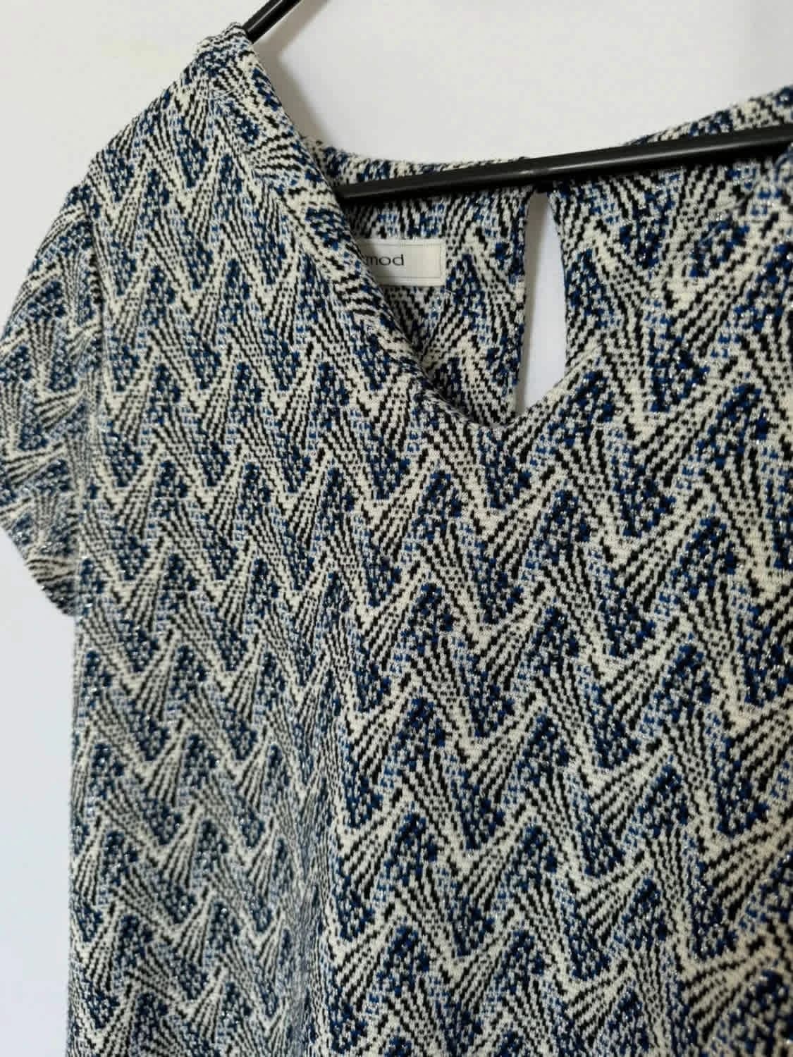 Robe à motifs Promod touches argentées taille M - Photo 4/7