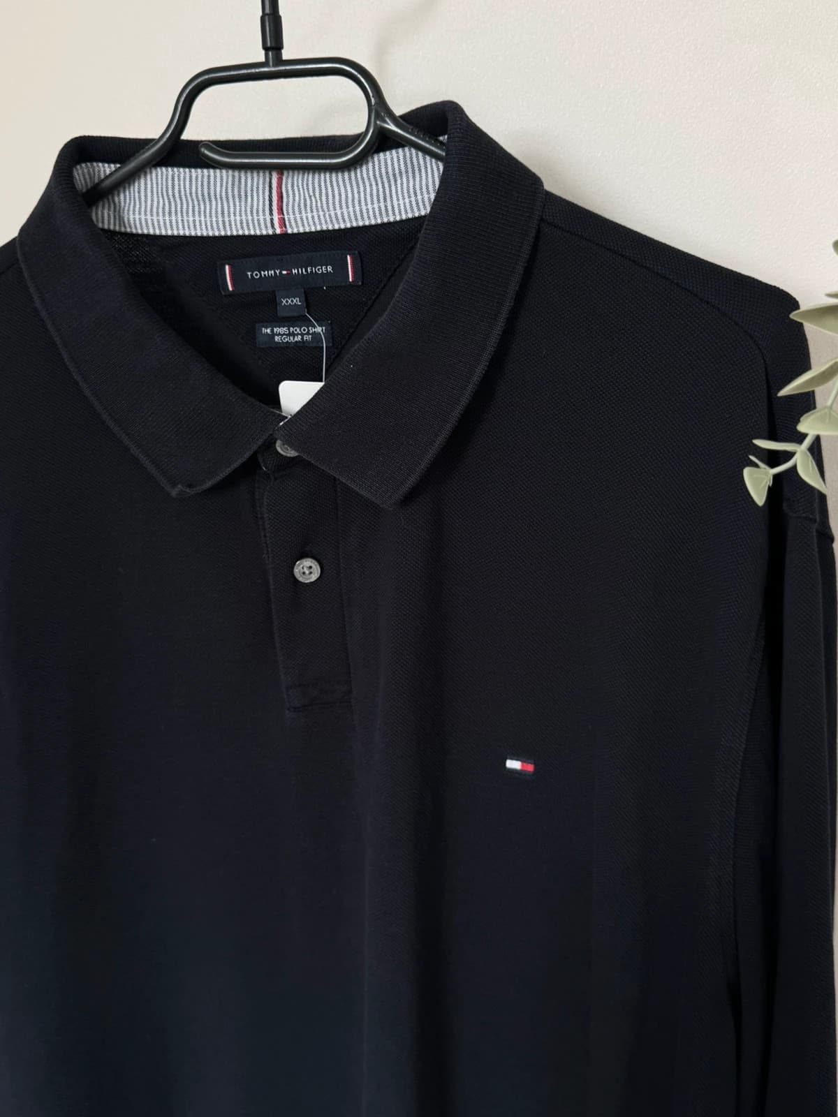 Polo manches longues piqué Tommy Hilfiger bleu marine taille 3XL - FP260236 - Photo 3/8