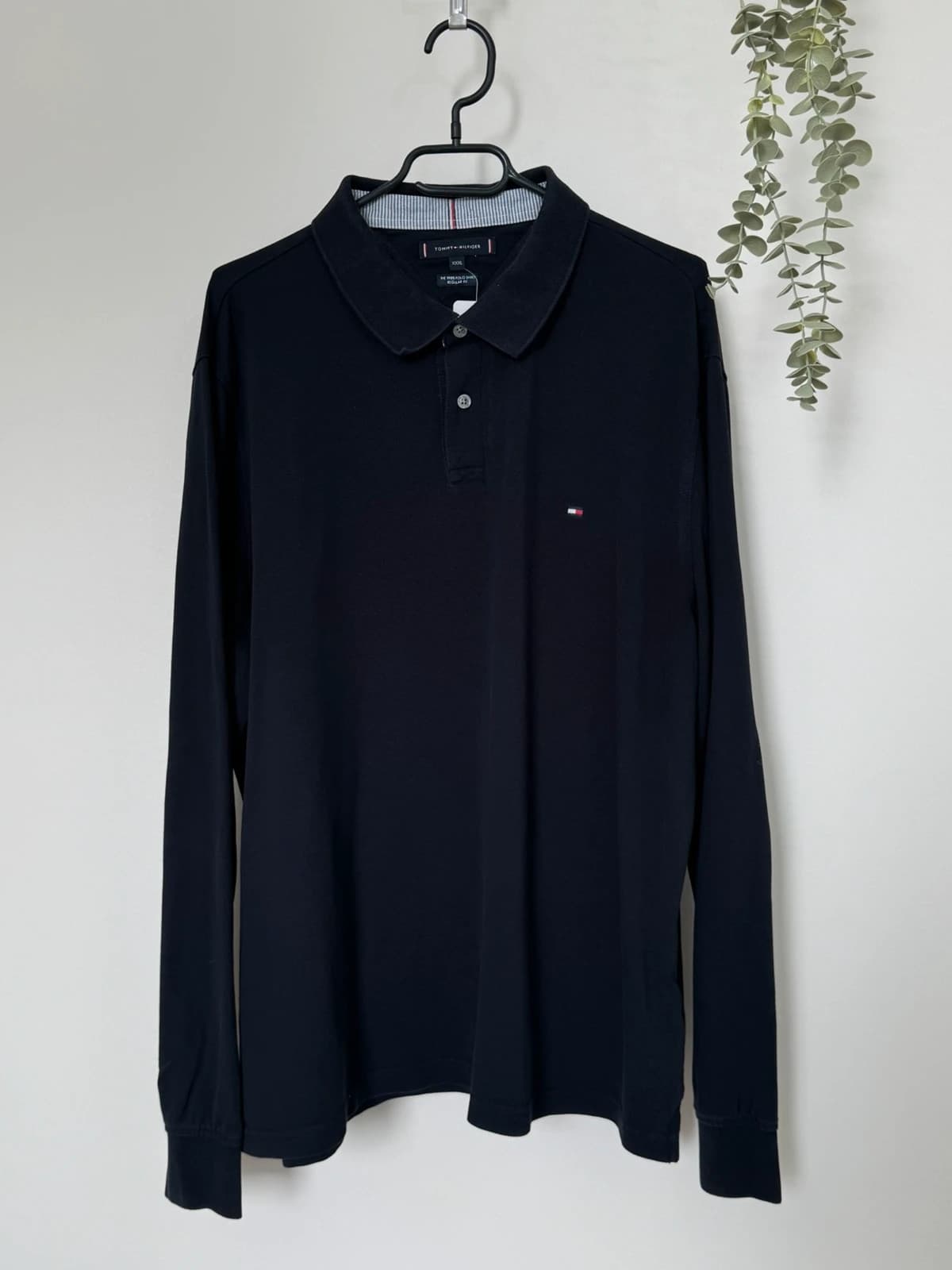 Polo manches longues piqué Tommy Hilfiger bleu marine taille 3XL - FP260236 - Photo 2/8