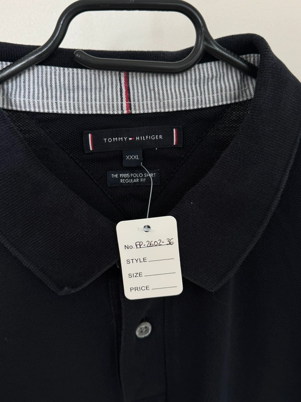 Polo manches longues piqué Tommy Hilfiger bleu marine taille 3XL - FP260236 - Photo 4/8