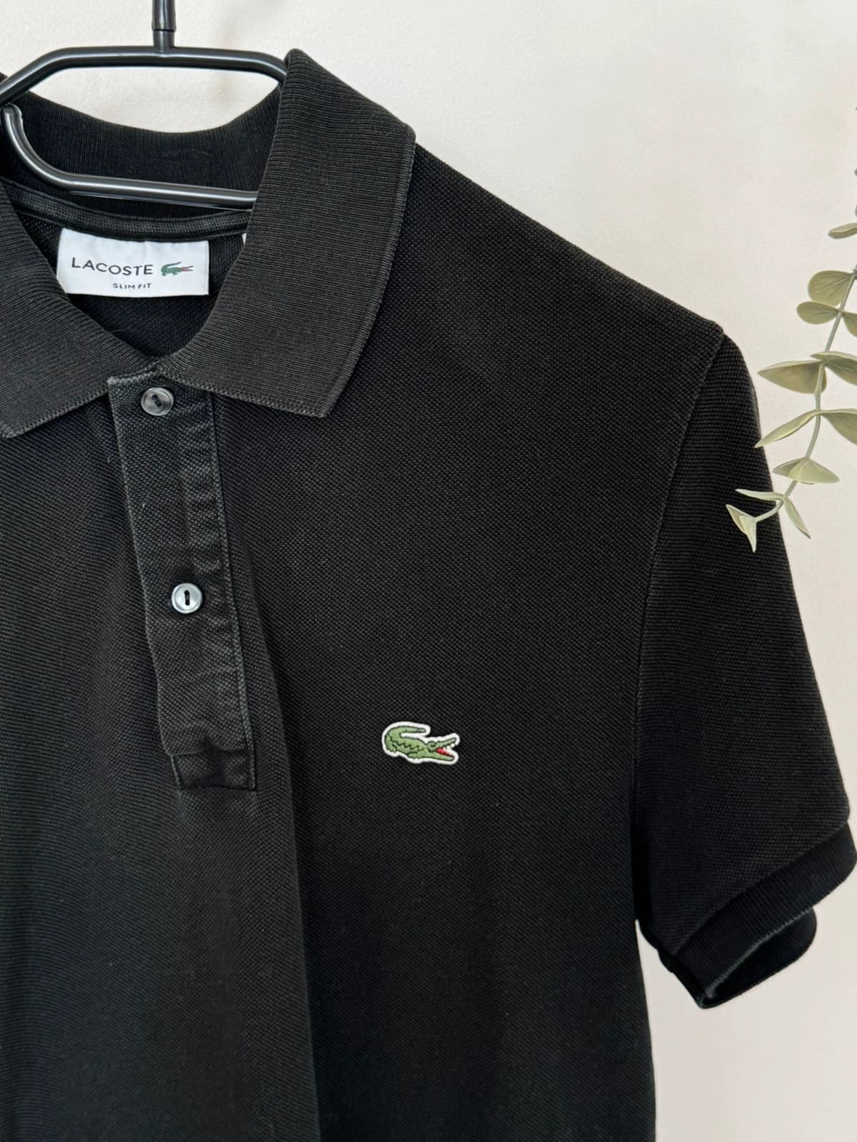 Polo piqué slim fit Lacoste noir taille 2/XS - FP260248 - Photo 3/7