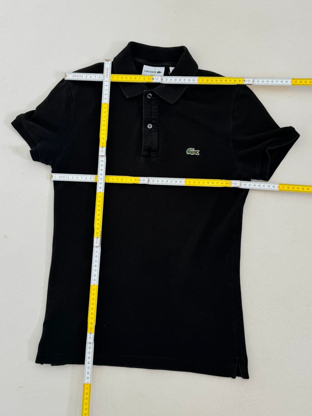 Polo piqué slim fit Lacoste noir taille 2/XS - FP260248 - Photo 7/7