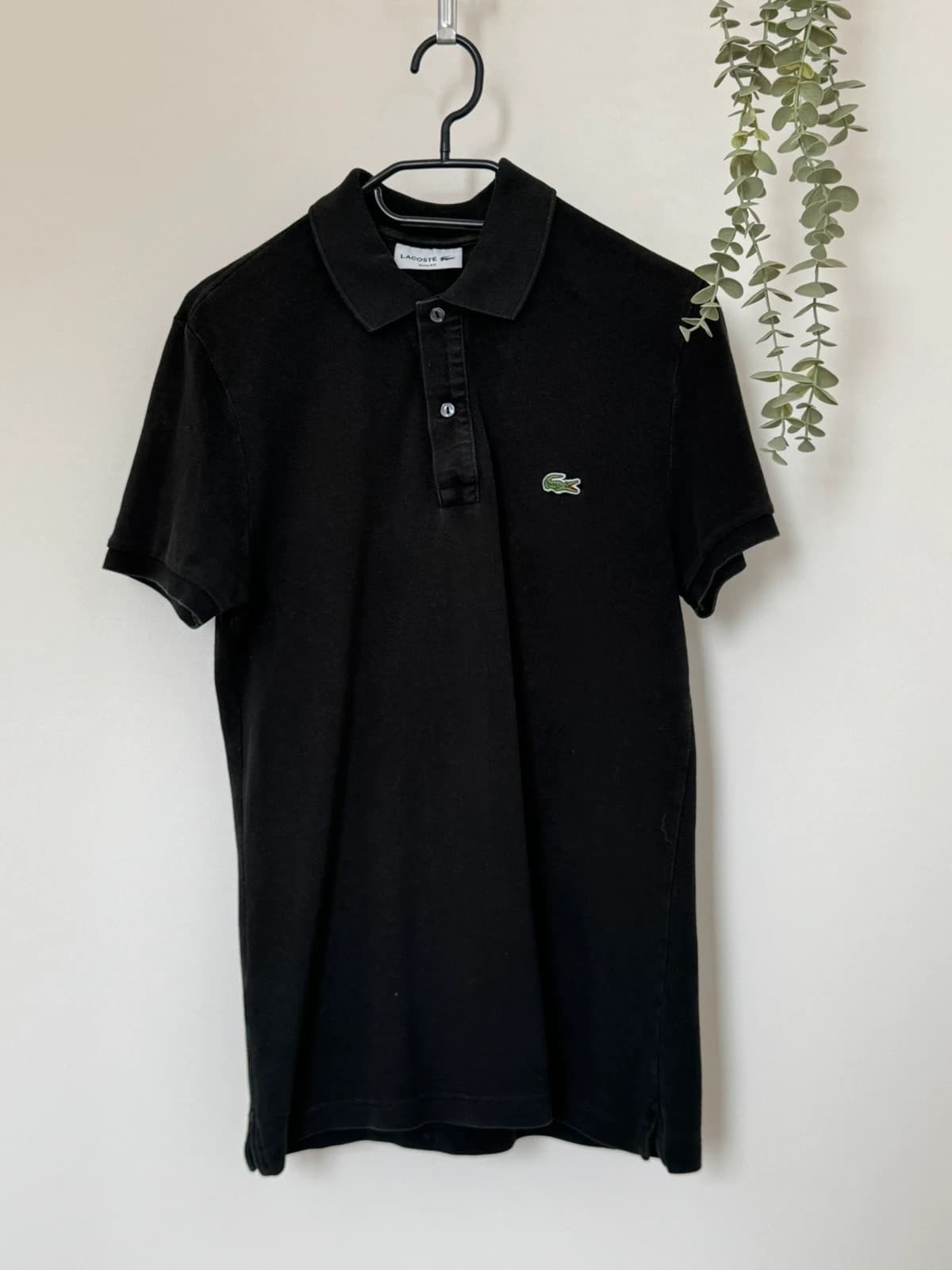 Polo piqué slim fit Lacoste noir taille 2/XS - FP260248 - Photo 2/7