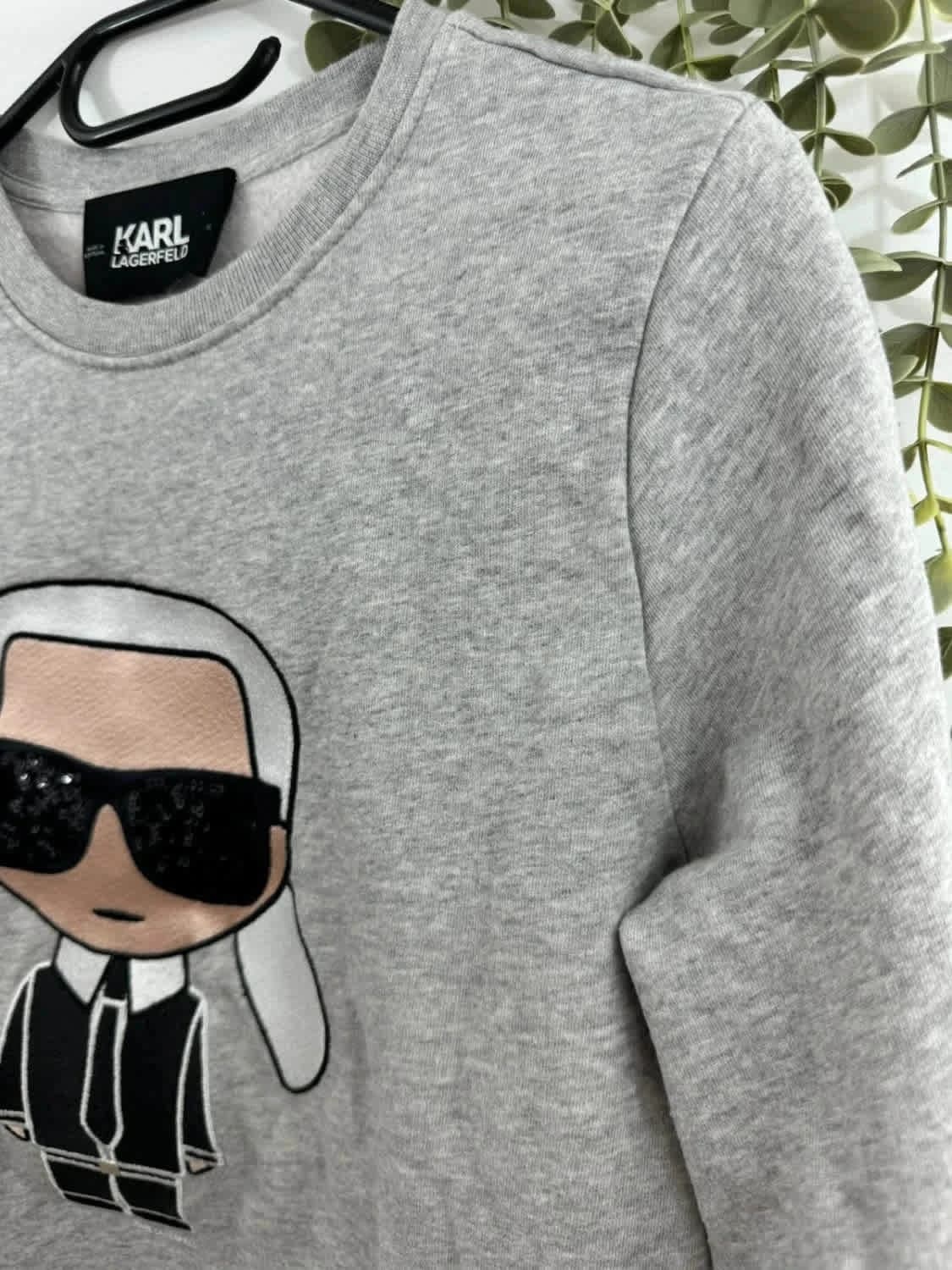 Sweat gris Ikonik Karl Lagerfeld taille XS - Photo 4/10