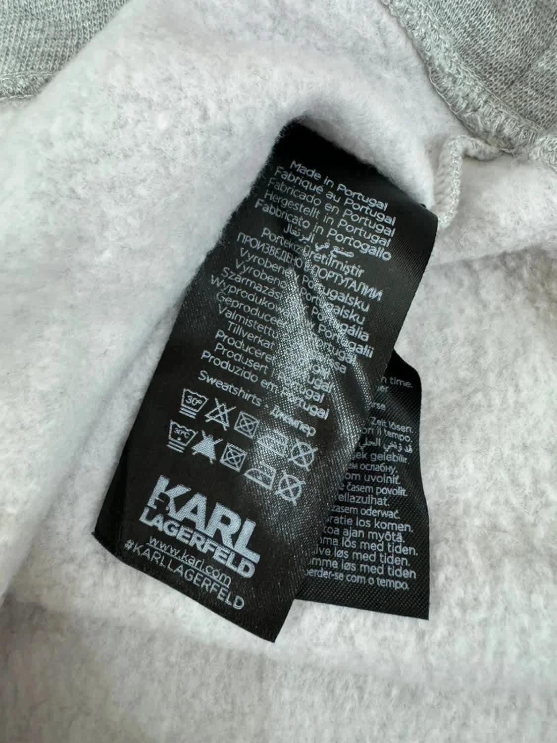 Sweat gris Ikonik Karl Lagerfeld taille XS - Photo 7/10