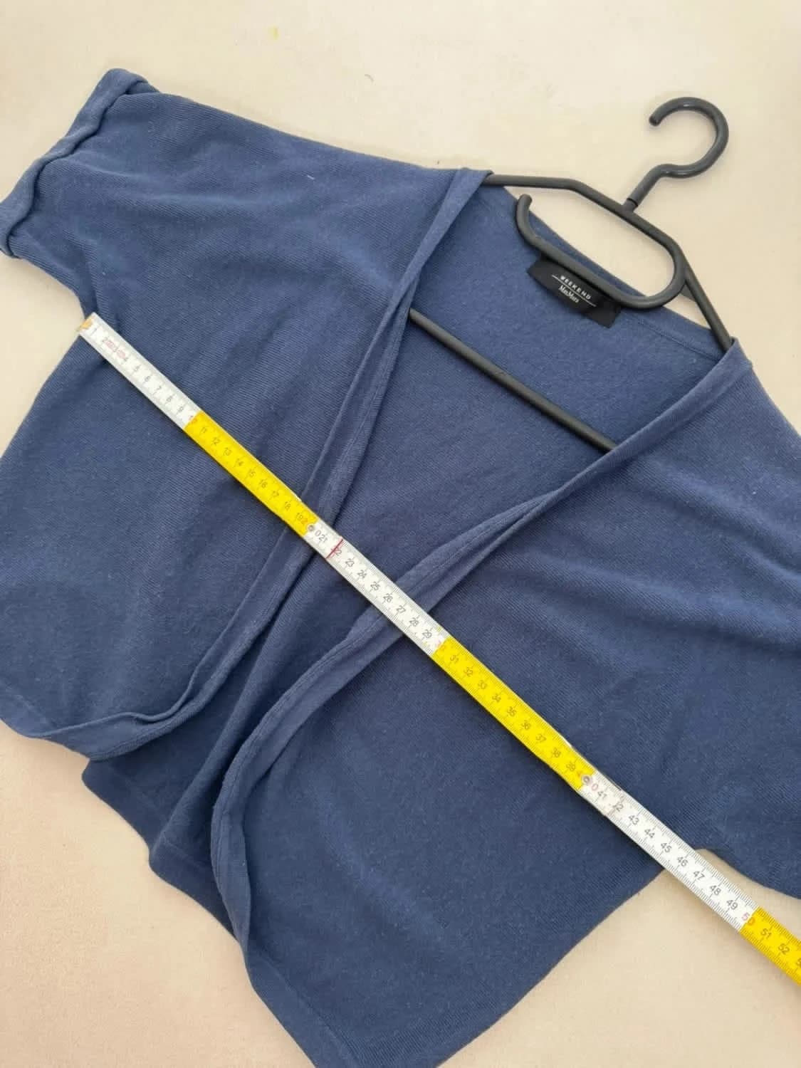 Boléro bleu Weekend MaxMara taille S/M - Photo 4/4