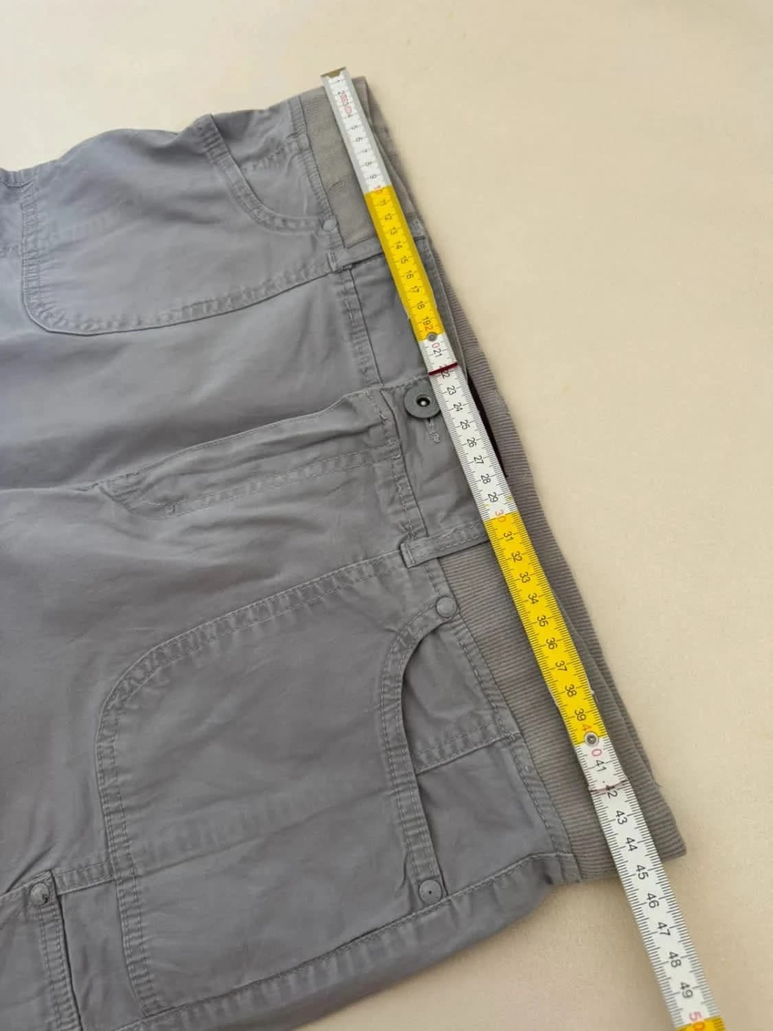Short cargo gris clair Gloria Vanderbilt ceinture élastique taille XL - Photo 6/6