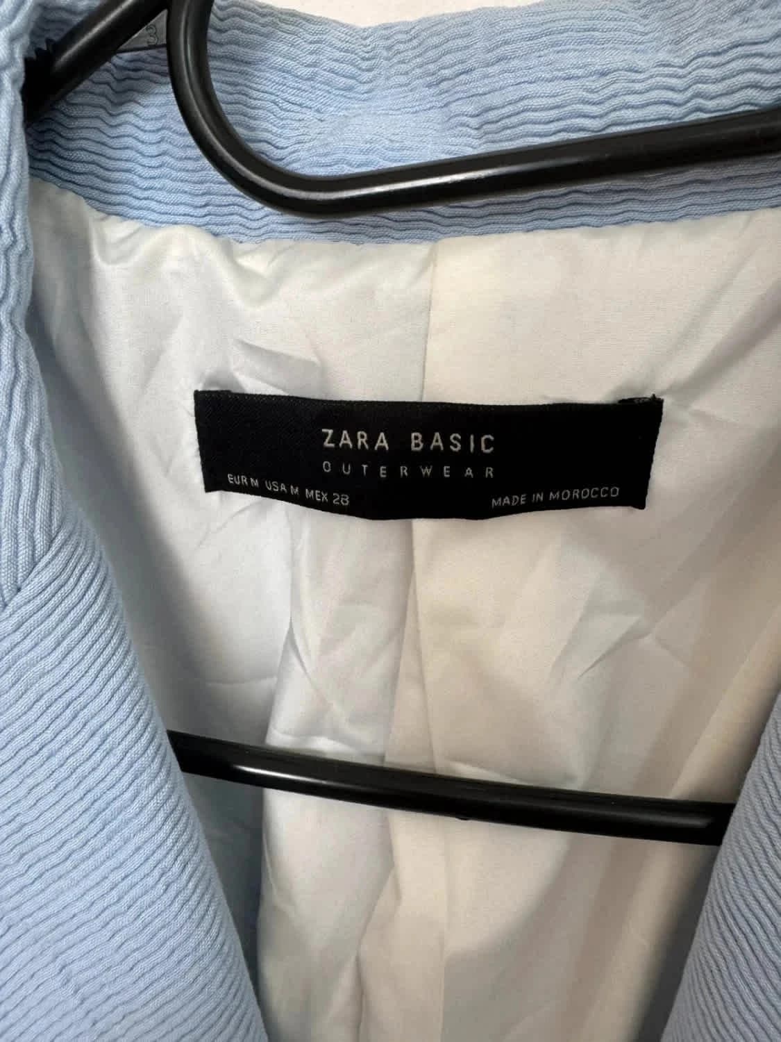 Manteau long Zara bleu clair taille M - Photo 3/10