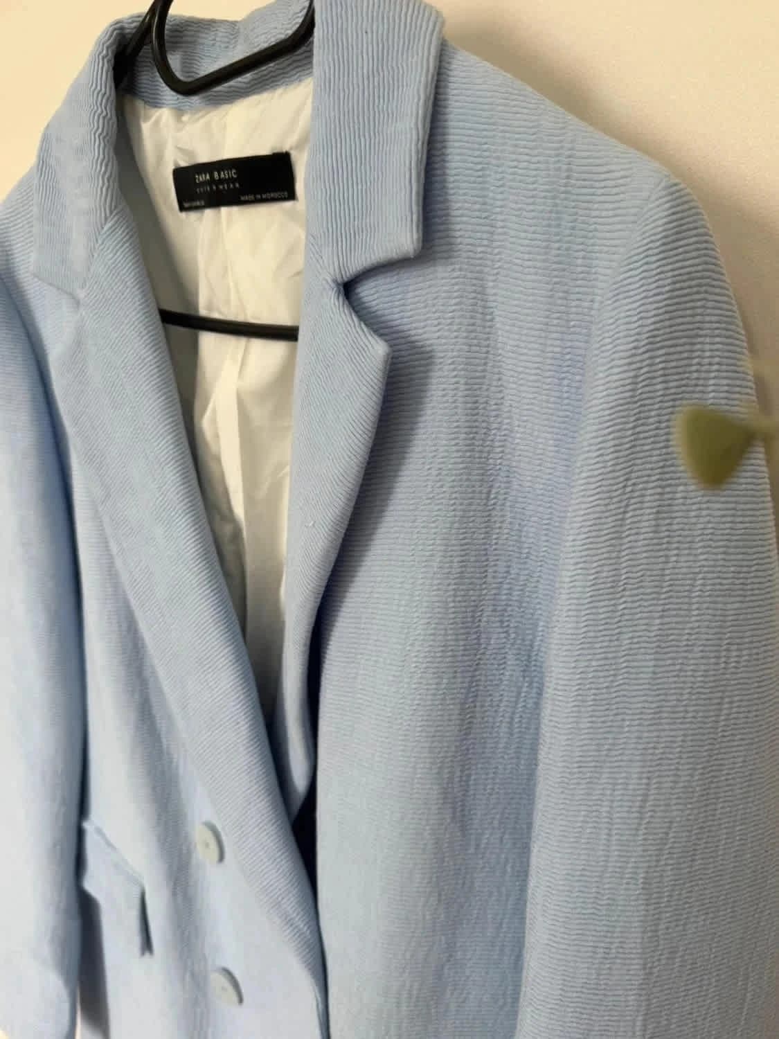 Manteau long Zara bleu clair taille M - Photo 4/10