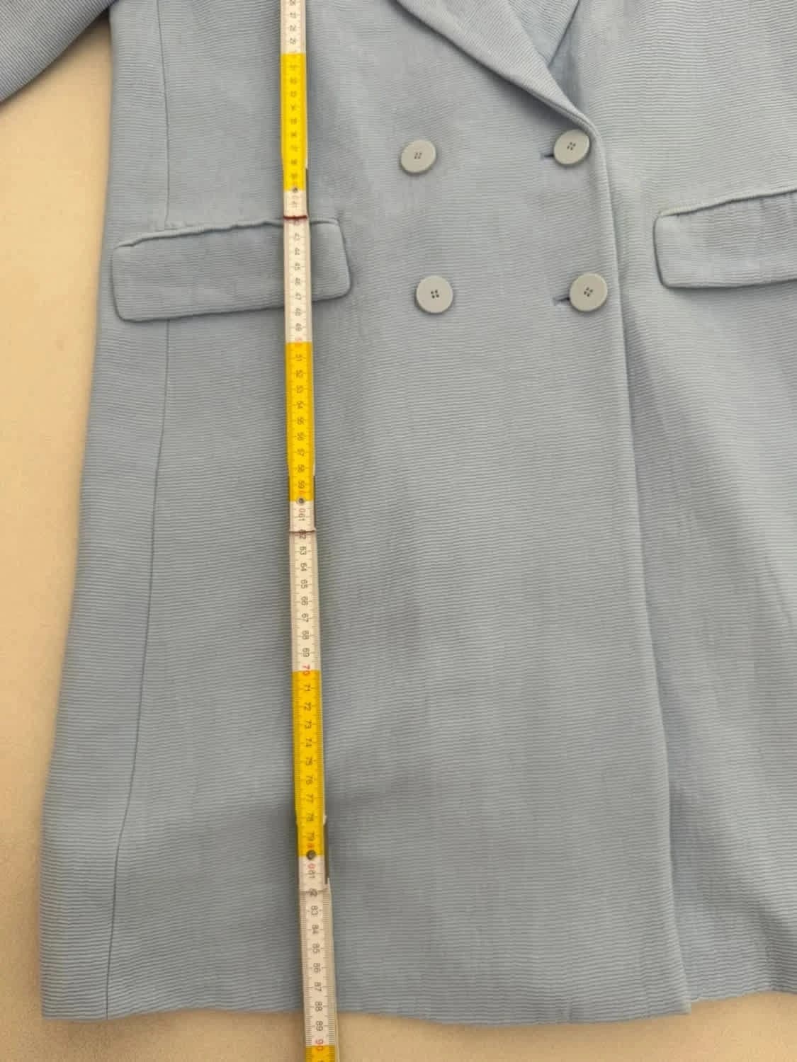Manteau long Zara bleu clair taille M - Photo 10/10