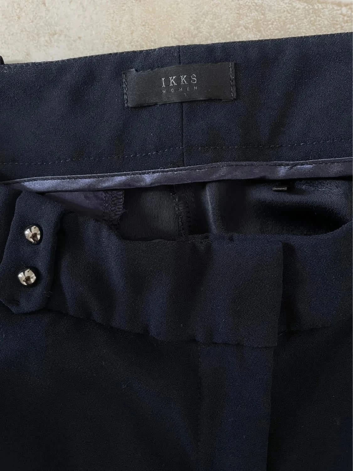 Pantalon IKKS fluide marine taille 36 - Photo 3/5