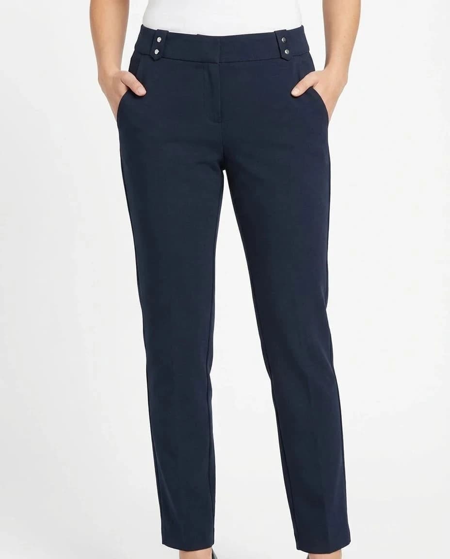 Pantalon IKKS fluide marine taille 36 - Photo 1/5