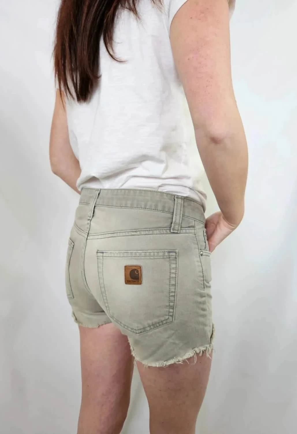 Short gris Carhartt Femme W27 - Photo 1/5