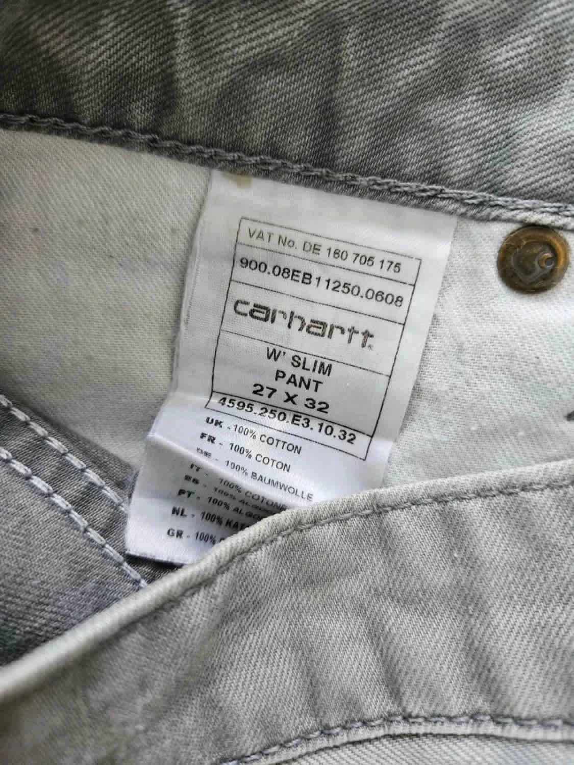 Short gris Carhartt Femme W27 - Photo 5/5