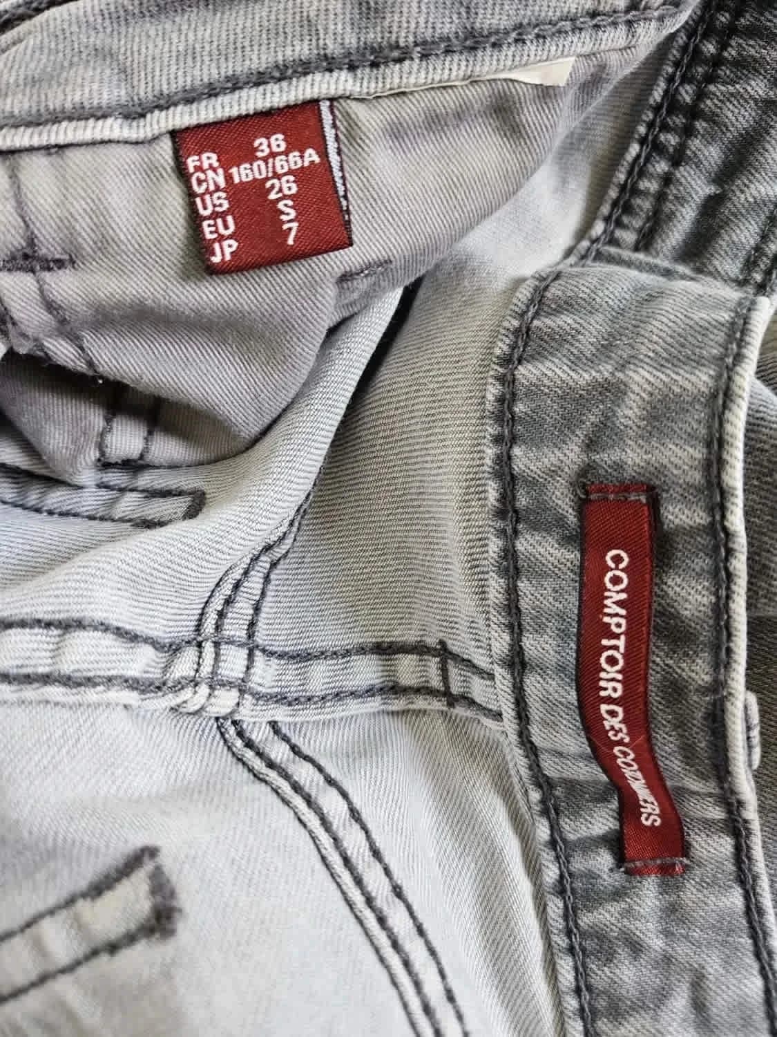 Jean gris Comptoir des Cotonniers taille 36 - Photo 9/9