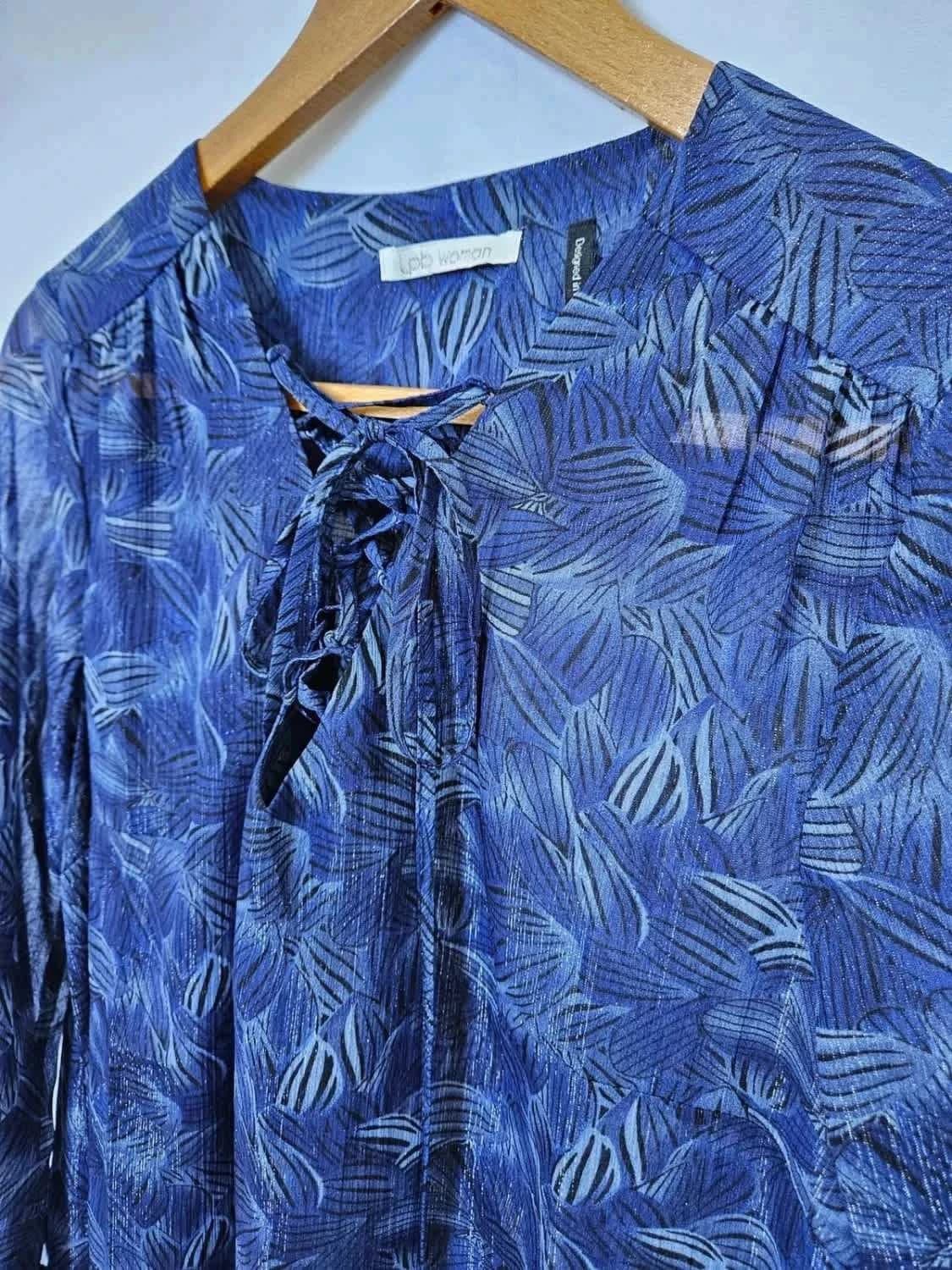 Blouse LPB bleue - Photo 3/5