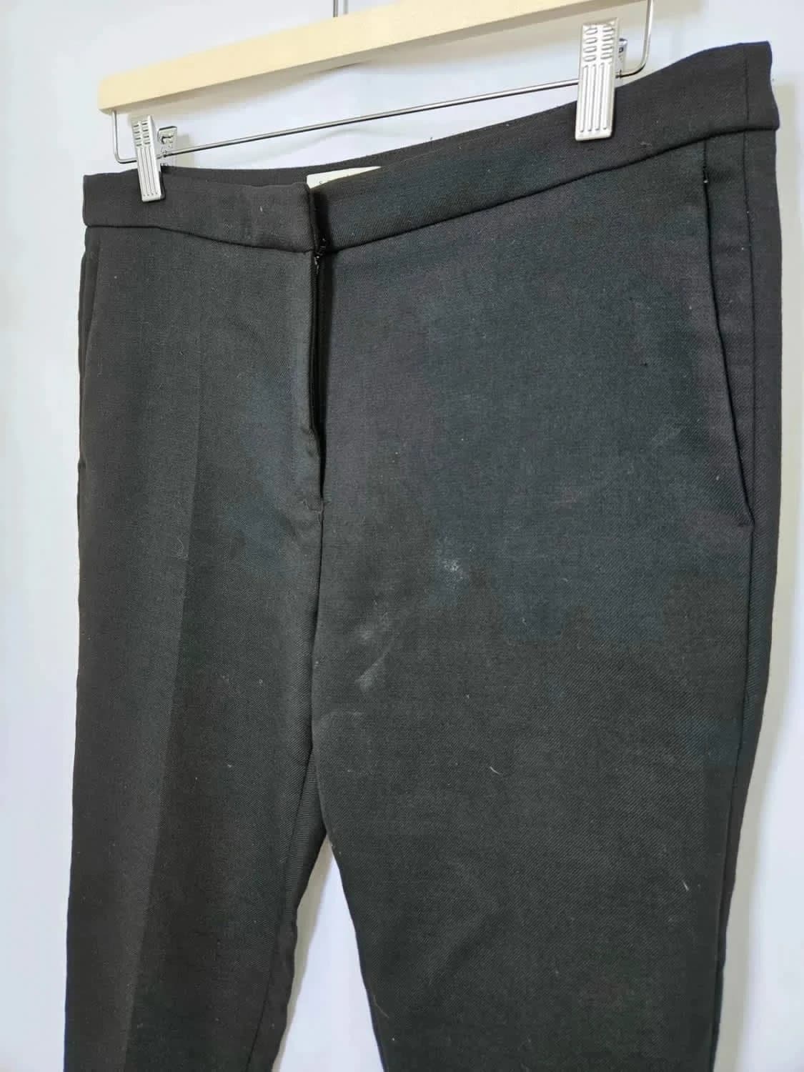 Pantalon droit noir Sandro taille 42 - Photo 6/7