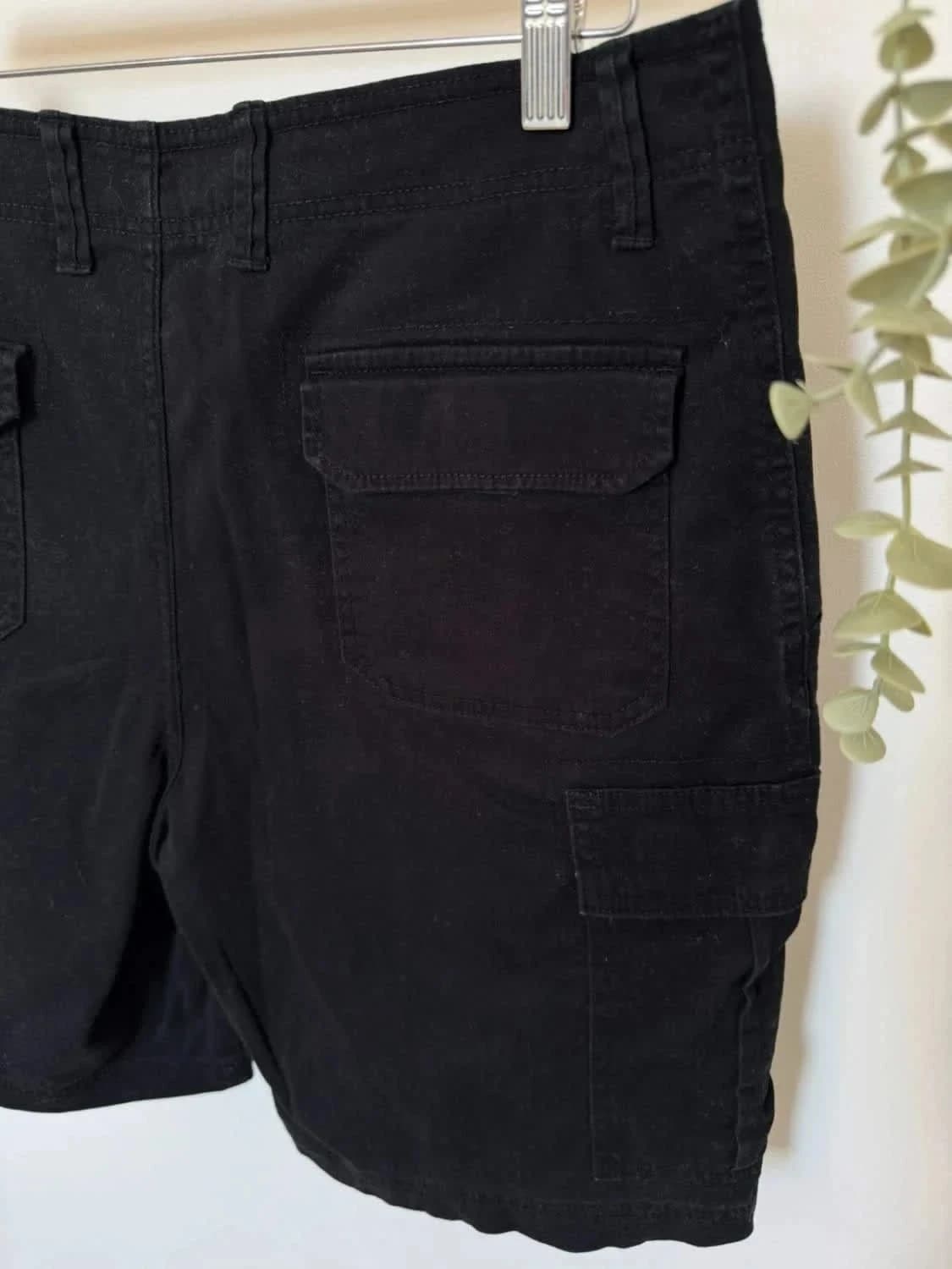 Short cargo noir George taille W36 coton stretch - Photo 4/6