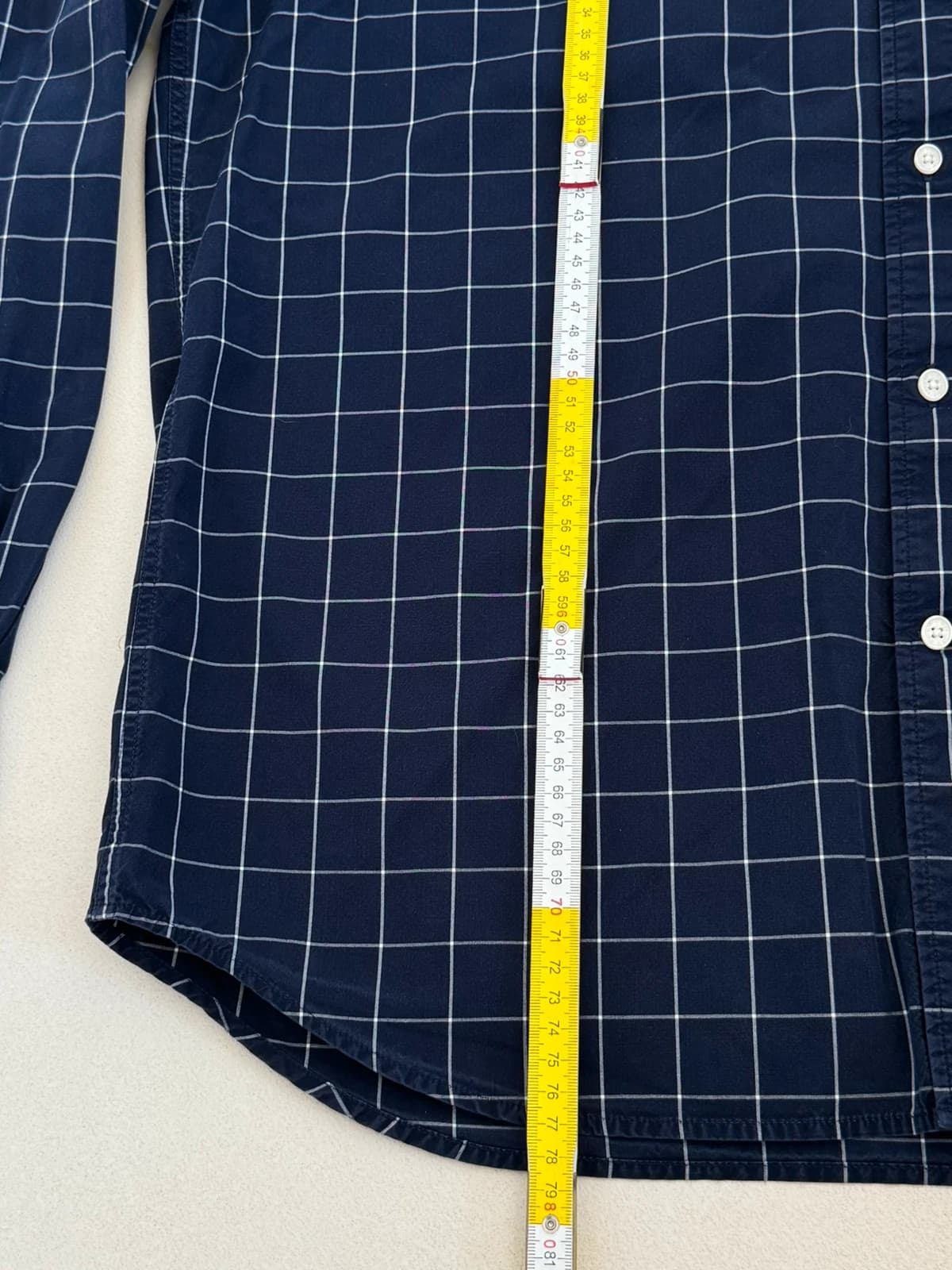 Chemise Eden Park Paris bleu marine carreaux taille 2XL regular fit - FP260368 - Photo 10/10