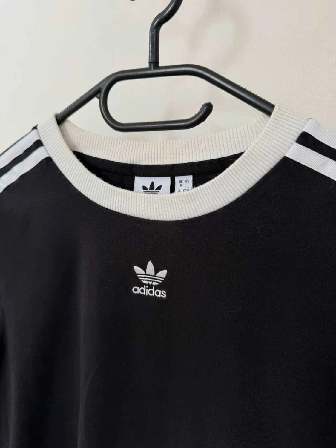 T-shirt manches longues Adidas Originals noir bandes blanches taille S - FP2512159 - Photo 3/6