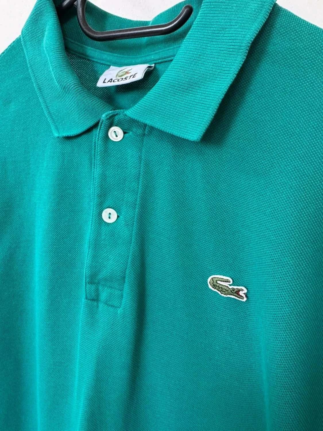 Polo Lacoste vert Devanlay taille 5/L - Photo 4/8