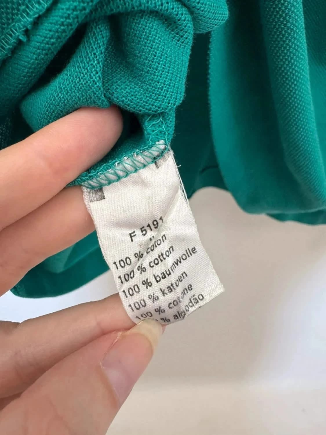 Polo Lacoste vert Devanlay taille 5/L - Photo 7/8