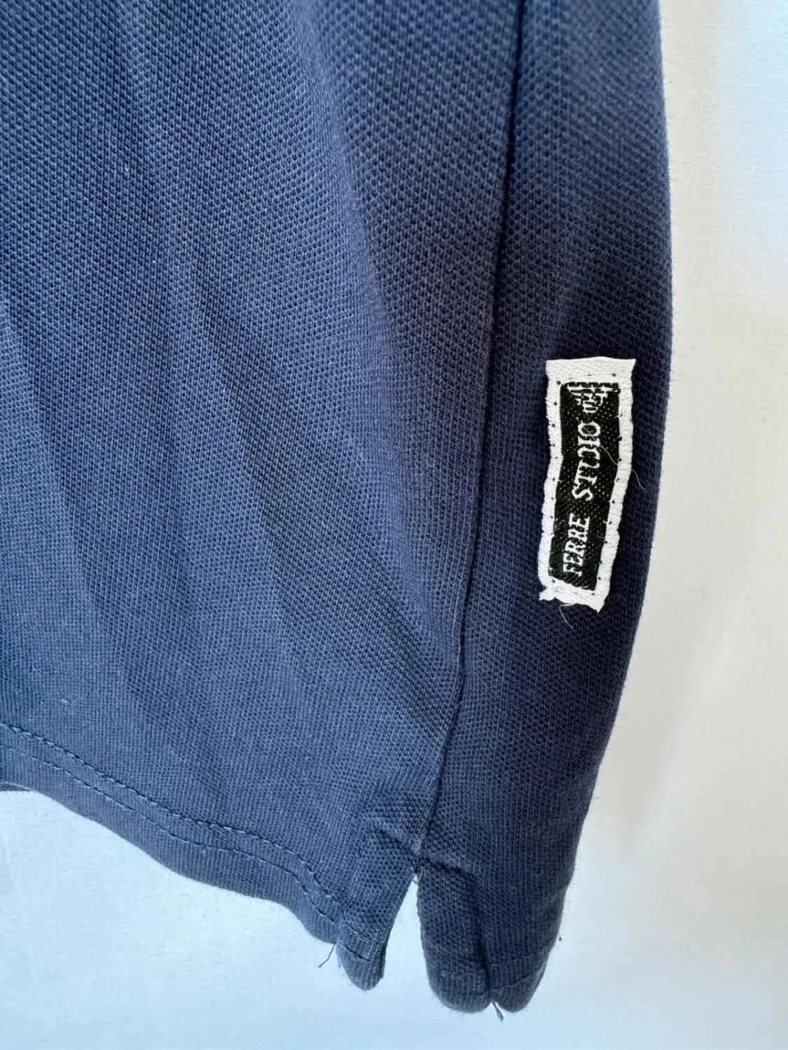 Polo bleu marine Ferre Studio taille L - Photo 3/9