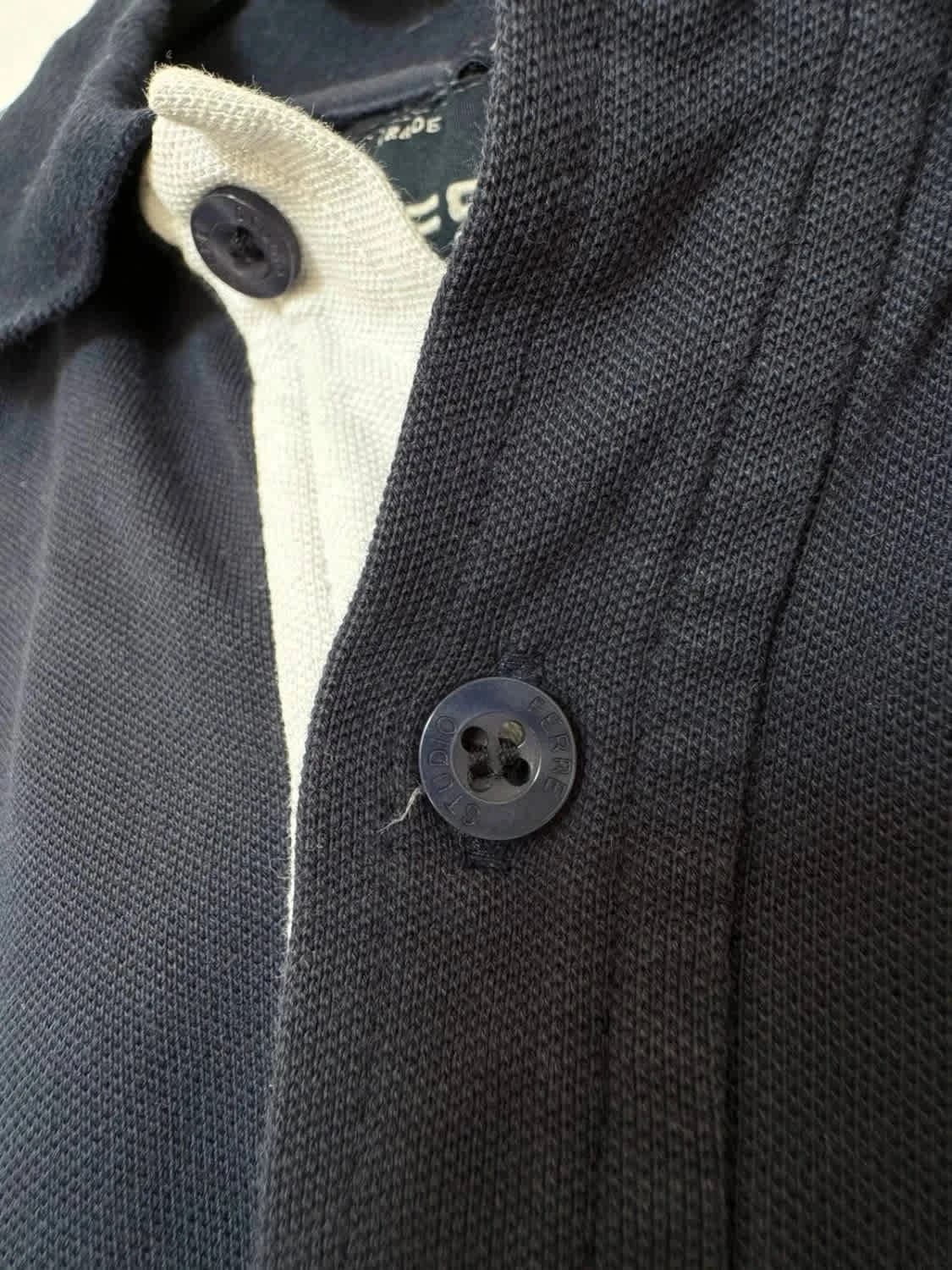 Polo bleu marine Ferre Studio taille L - Photo 5/9